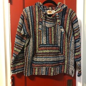 Earth Rags pullover Hoodie size Large